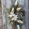 Winter Pine cone and branches wreath