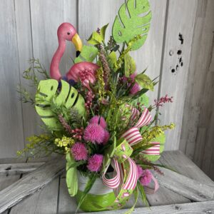 Flamingo Party Patio Arrangement