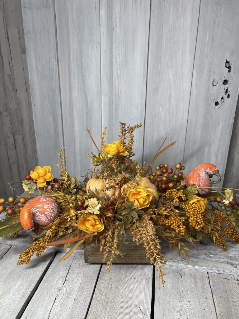 Rustwood Harvest Table Piece