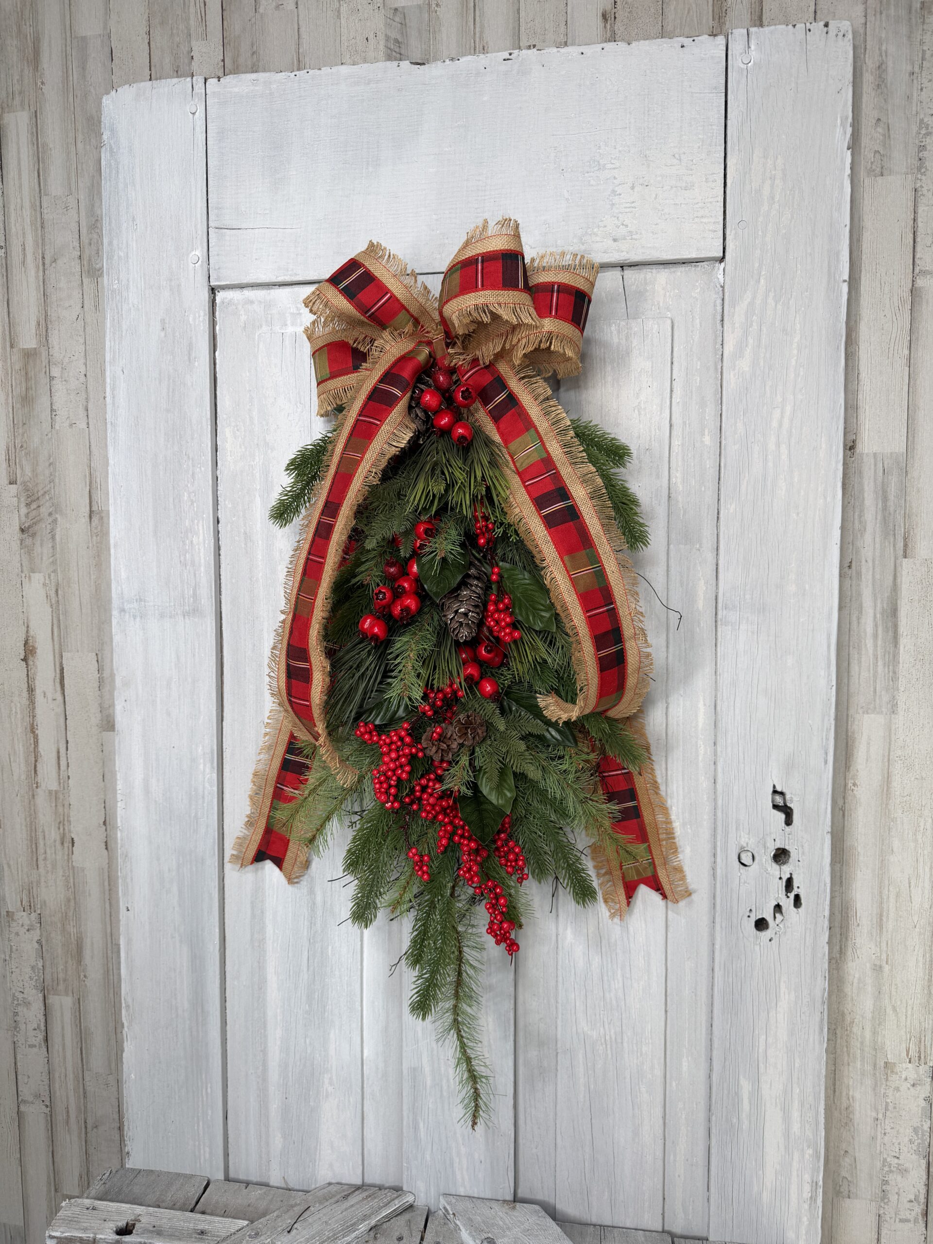 Christmas Plaid Heritage Swag