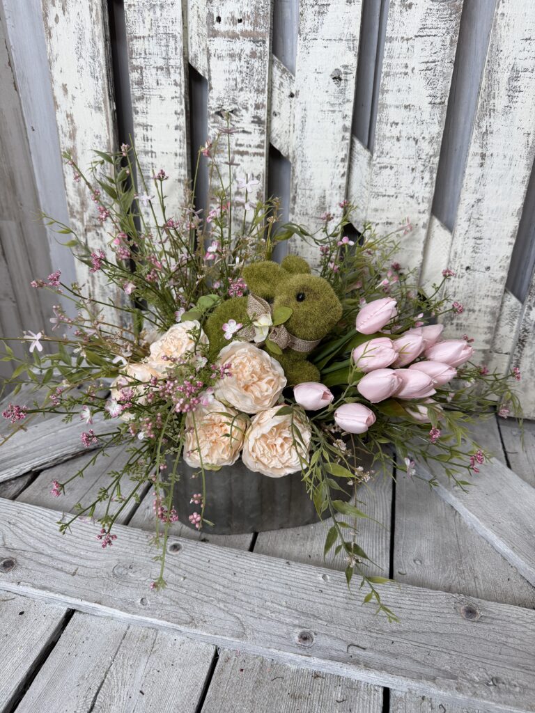 Bloom Field Bunny Arrangement