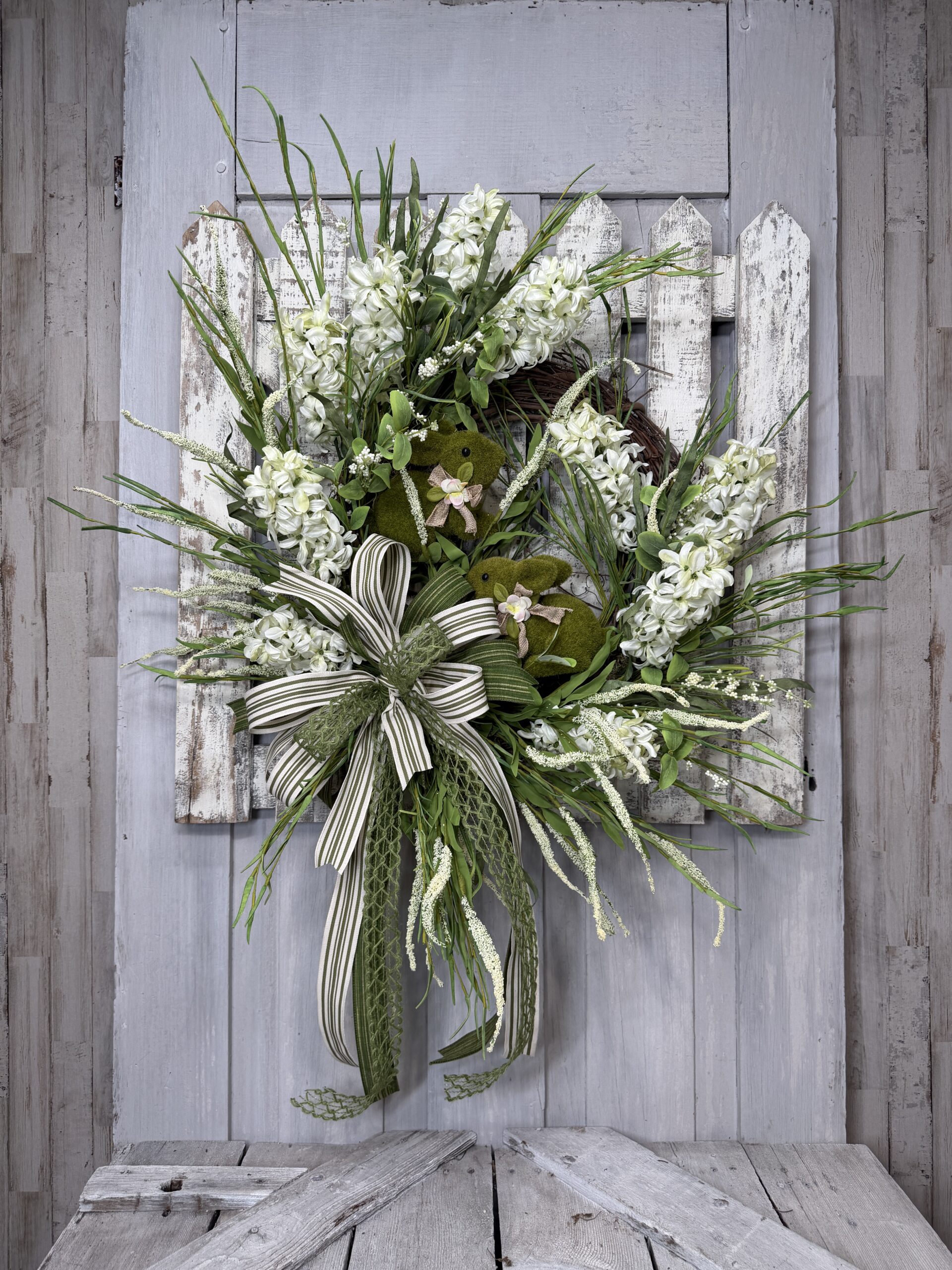 Whispering Meadow Bunny Wreath