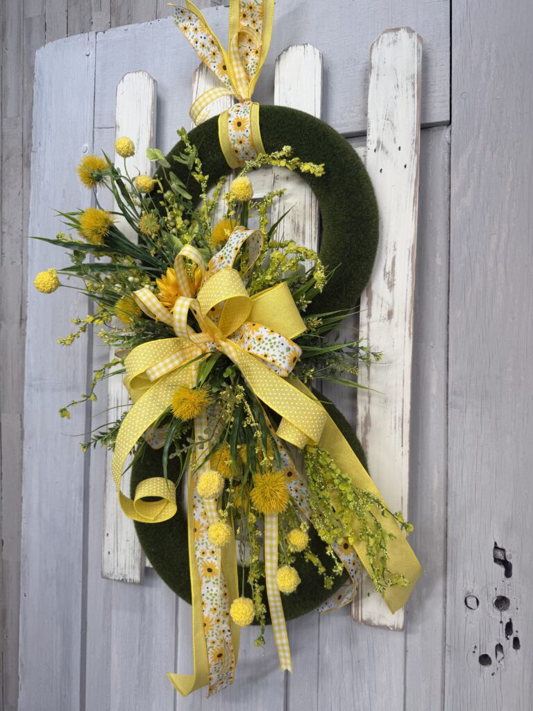 Sunlit Garden Double Wreath