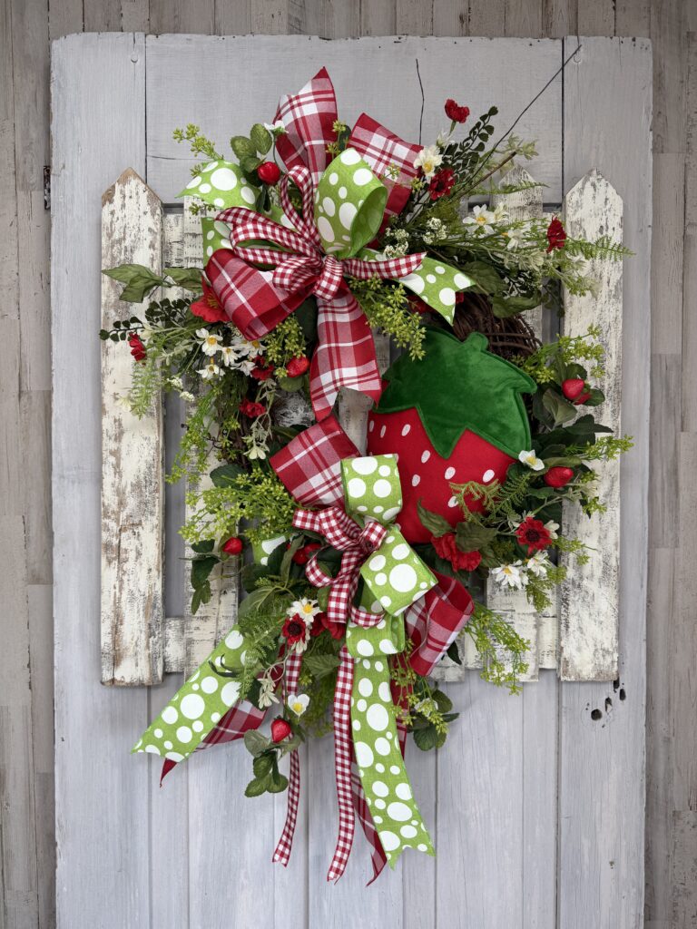 Strawberry Fields Wreath