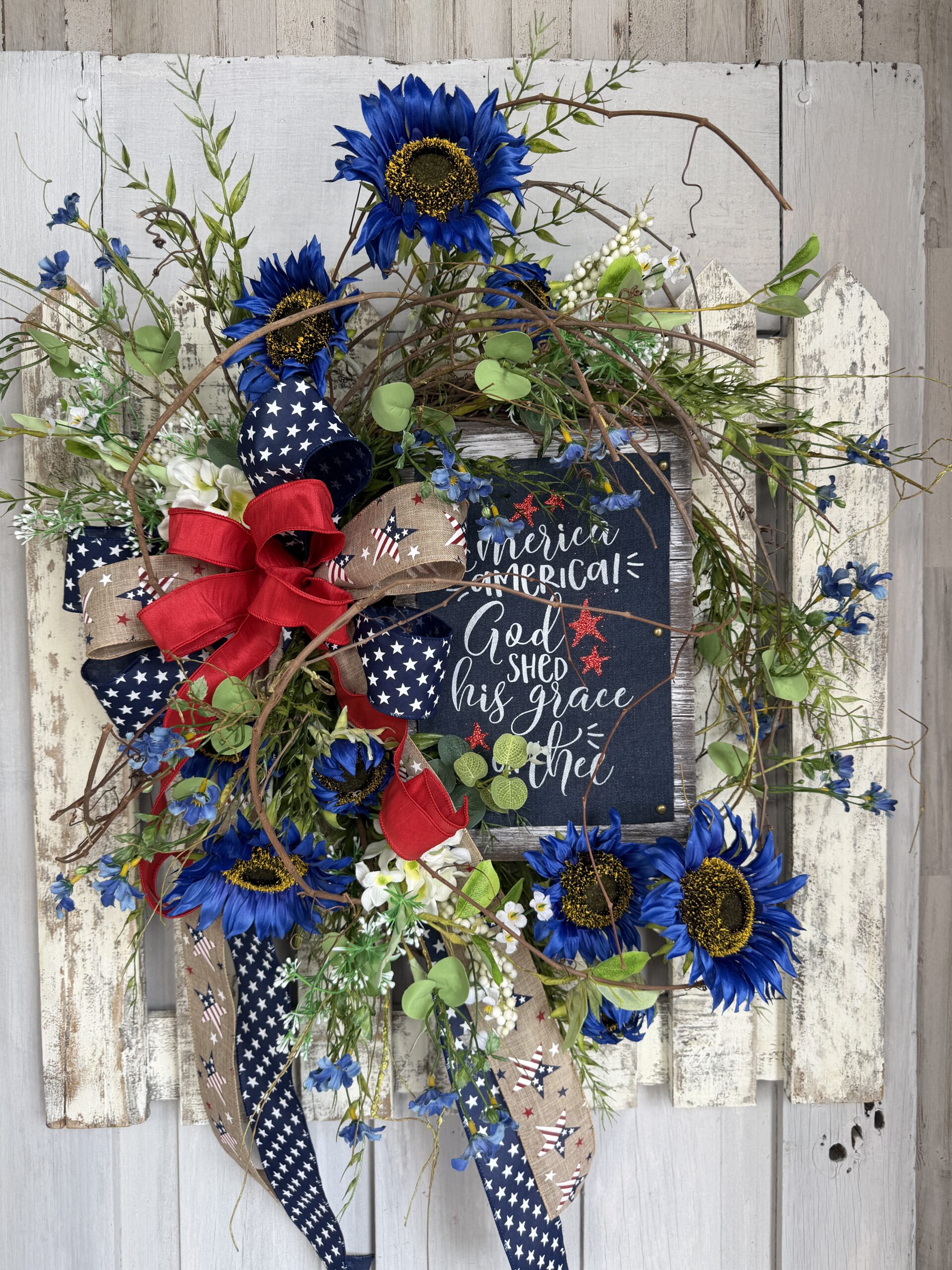 Stars and Stripes American Grace Wreath