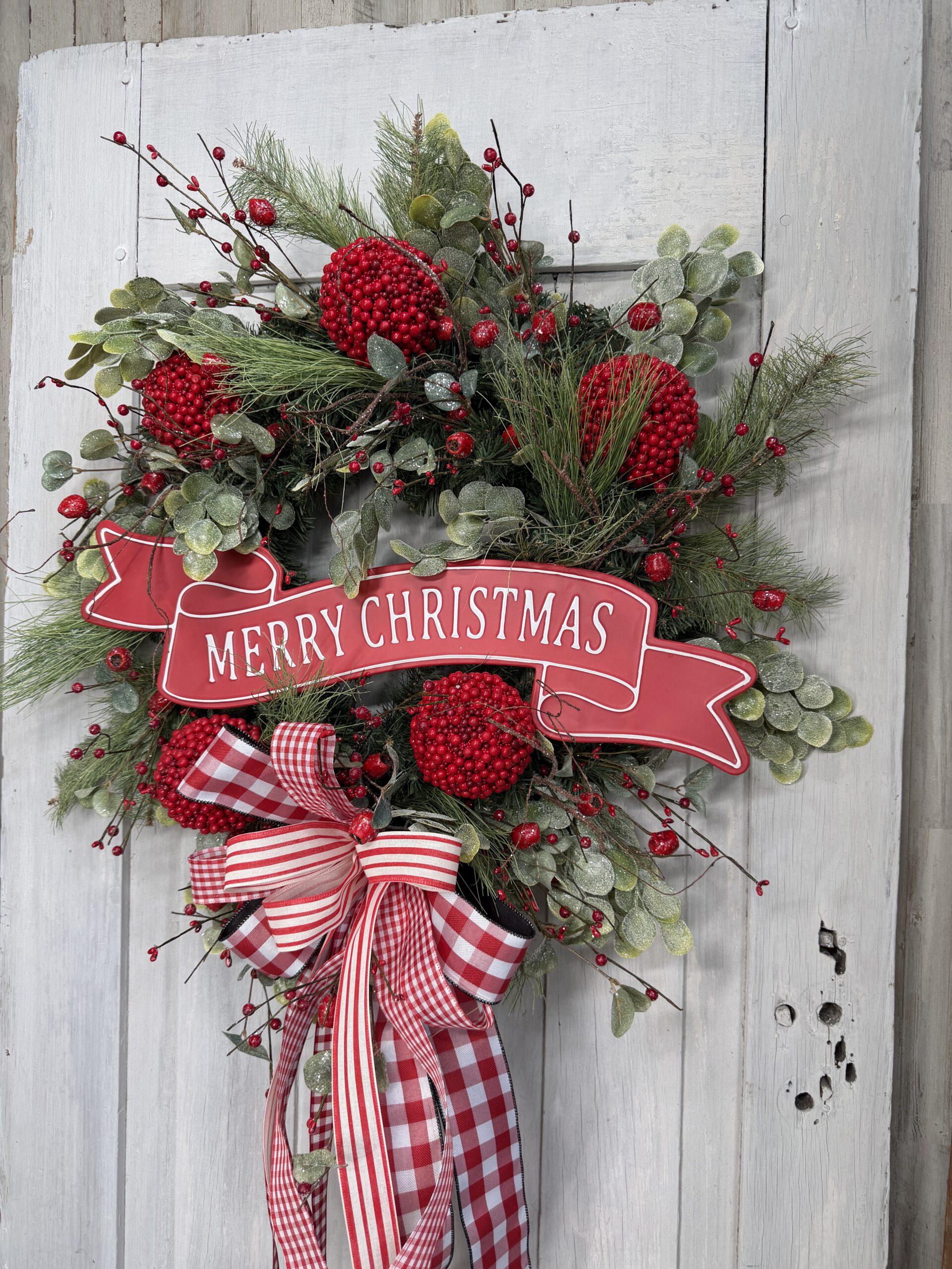 Christmas at the Cottage Merry Christmas Wreath