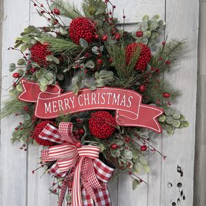 Christmas at the Cottage Merry Christmas Wreath